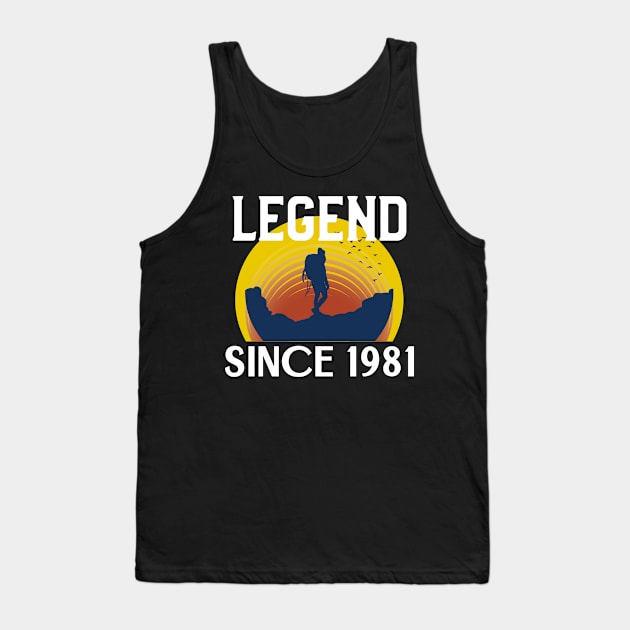 Legend since 1981 Tank Top by INNATE APPAREL